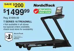 Dunham's Sports T SERIES 16 TREADMILL offer