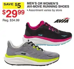 Dunham's Sports AVIA MEN'S OR WOMEN'S AVI-MOVE RUNNING SHOES offer