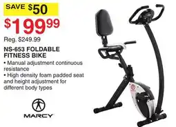 Dunham's Sports NS-653 FOLDABLE FITNESS BIKE offer