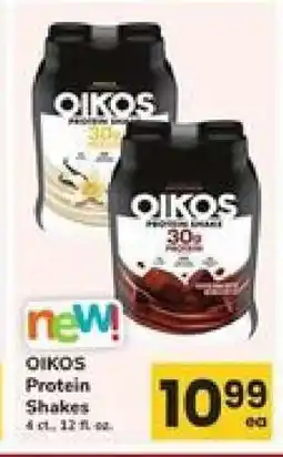 Safeway OIKOS PROTEIN SHAKES offer