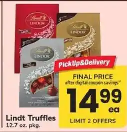 Safeway Lindt Truffles offer