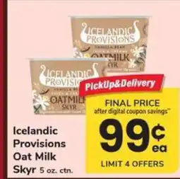Safeway Icelandic Provisions Oat Milk Skyr offer