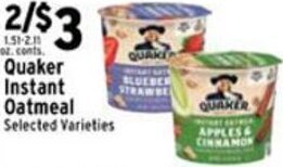 Met Foodmarkets Quaker Instant Oatmeal offer