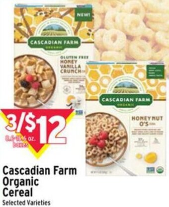 Met Foodmarkets Cascadian Farm Organic Cereal offer