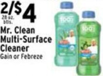 Met Foodmarkets Mr. Clean Multi-Surface Cleaner offer