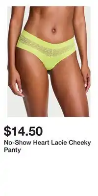 Victoria's Secret No-Show Heart Lacie Cheeky Panty offer