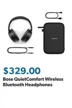 Sam's Club Bose QuietComfort Wireless Bluetooth Headphones offer