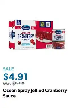 Sam's Club Ocean Spray Jellied Cranberry Sauce offer