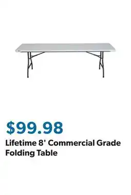 Sam's Club Lifetime 8' Commercial Grade Folding Table offer