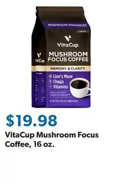Sam's Club VitaCup Mushroom Focus Coffee, 16 oz offer
