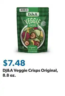 Sam's Club DJ&A Veggie Crisps Original, 8.8 oz offer