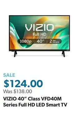 Sam's Club VIZIO 40 Class VFD40M Series Full HD LED Smart TV offer