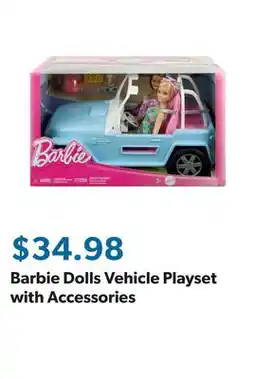 Sam's Club Barbie Dolls Vehicle Playset with Accessories offer