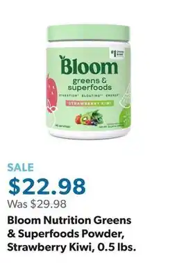 Sam's Club Bloom Nutrition Greens & Superfoods Powder, Strawberry Kiwi, 0.5 lbs offer