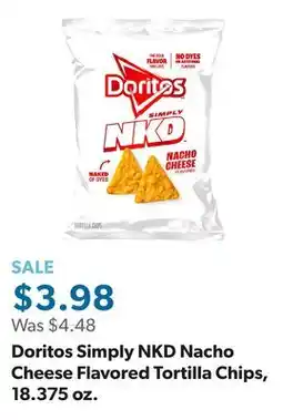 Sam's Club Doritos Simply NKD Nacho Cheese Flavored Tortilla Chips, 18.375 oz offer