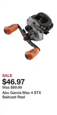 Cabela's Abu Garcia Max 4 STX Baitcast Reel offer