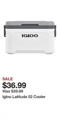Cabela's Igloo Latitude 52 Cooler offer