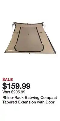 Cabela's Rhino-Rack Batwing Compact Tapered Extension with Door offer