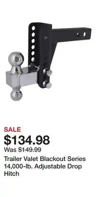 Cabela's Trailer Valet Blackout Series 14,000-lb. Adjustable Drop Hitch offer