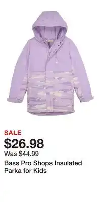 Cabela's Bass Pro Shops Insulated Parka for Kids offer