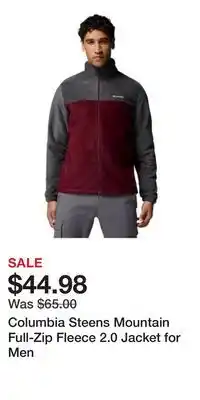 Cabela's Columbia Steens Mountain Full-Zip Fleece 2.0 Jacket for Men offer