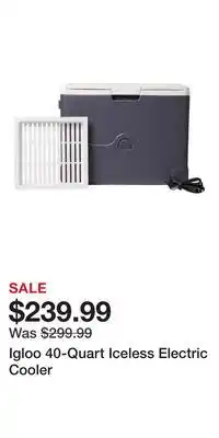 Cabela's Igloo 40-Quart Iceless Electric Cooler offer
