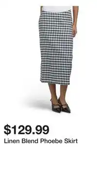 TJ Maxx Linen Blend Phoebe Skirt offer