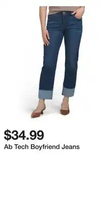 TJ Maxx Ab Tech Boyfriend Jeans offer