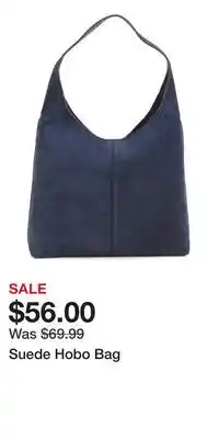 TJ Maxx Suede Hobo Bag offer