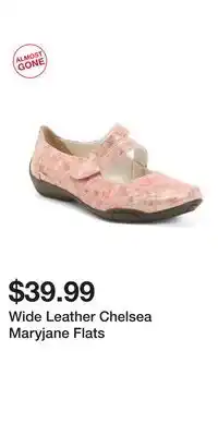 TJ Maxx Wide Leather Chelsea Maryjane Flats offer