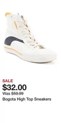TJ Maxx Bogota High Top Sneakers offer