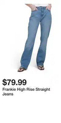 TJ Maxx Frankie High Rise Straight Jeans offer