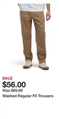 TJ Maxx Washed Regular Fit Trousers offer