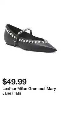 TJ Maxx Leather Milan Grommet Mary Jane Flats offer