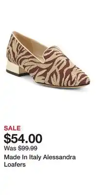 TJ Maxx Made In Italy Alessandra Loafers offer