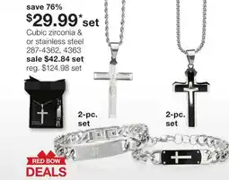 JC Penney Cubic Zirconia & or stainless steel offer