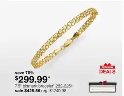 JC Penney 7.5 bismark bracelet‡ offer