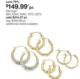JC Penney Earrings‡◊ offer