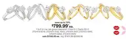 JC Penney 1 to 2 ct. t.w. lab-grown diamond‡◊ Color H-I, Clarity SI1-I1 offer