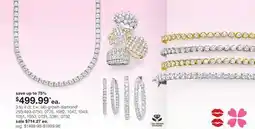 JC Penney 3 to 4 ct. t.w. lab-grown diamond§ offer