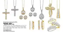 JC Penney Certified 1/2 ct. t.w. natural diamond◊ or 1 to 1-1/3 ct. t.w. lab-grown diamond‡ offer