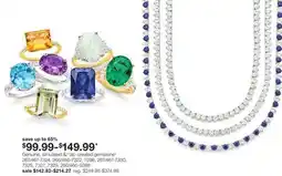 JC Penney Genuine, simulated &/lab-created gemstone offer