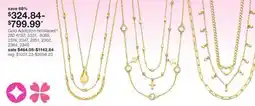 JC Penney Gold Addiction necklaces‡◊ offer