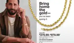 JC Penney Rope necklace or bracelet‡ offer
