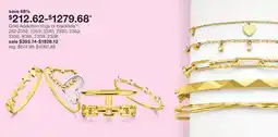 JC Penney Gold Addiction rings or bracelets‡◊ offer