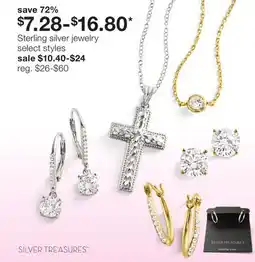 JC Penney Sterling silver jewelry offer