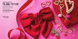 JC Penney Bijoux Bar jewelry & hair accessories offer