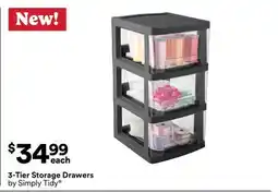 Michaels 3-Tier Storage Drawers by Simply Tidy offer