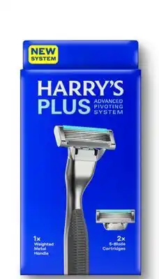 Target Harry's Plus razor with 2 blade refills offer