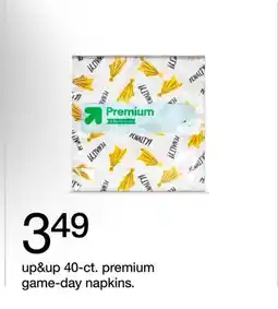 Target up&up 40-ct. premium game-day napkins offer